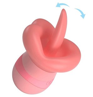 Kylee Clitoral Stimulator with 10 Vibrations in Nude Pink – image 6