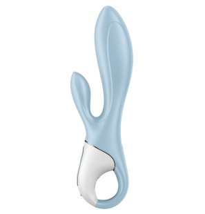 SATISFYER nadmuchiwany wibrator Bunny, niebieski – zdjęcie 1