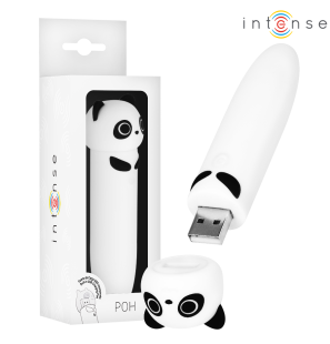 Rechargeable bullet vibrator Intense Poh Panda 10 x 2,2 cm – image 1