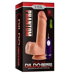 SHEQU Phantom 20 cm vibrating dildo with remote control – image 7