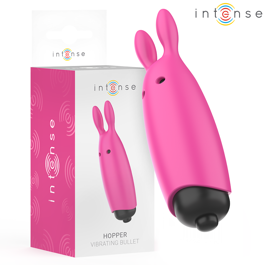 Pink vibrating bullet by Intense 8,3 x 2,4 cm – image 1
