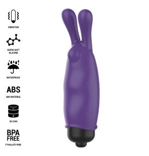 Paarse trillende bulletvibrator Intense 8,7 x 2,4 cm – foto 2