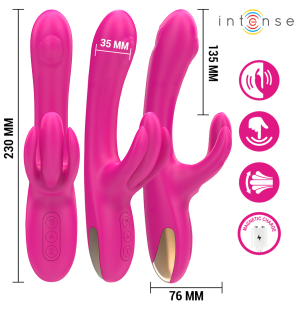 Multifunctional Rabbit Vibrator 23 cm Pink – image 2