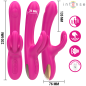 Multifunctional Rabbit Vibrator 23 cm Pink – image 2