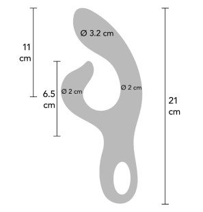 Wibrator do punktu G XOCOON, 21 cm, fuksja – zdjęcie 9