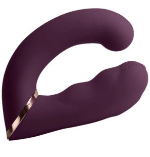 ROCKS-OFF Gemini dual vibrator for G-spot and clitoral stimulation, purple – image 2