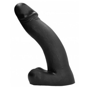 Godemiché noir All Black de 45 cm en TPR flexible – photo 3