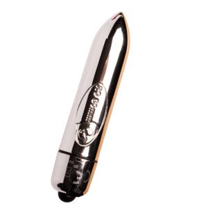 ROCKS-OFF RO-80 Vibrationsbullet, 82 mm, chromsilber – Bild 1