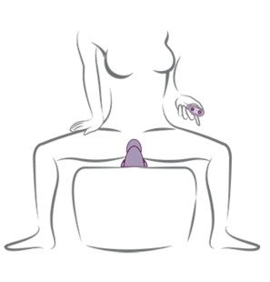 ROCKS-OFF Ruby Glow paarse sit-on vibrator van 170 mm – foto 6