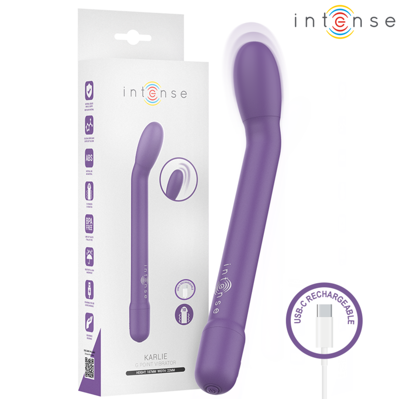 Stimulateur rechargeable du point G Intense Karlie violet – photo 1 Stimulateur rechargeable du point G Intense Karlie violet – photo 1