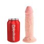 King Cock realistyczny dildo z przyssawką i potrójną gęstością, 15 cm – zdjęcie 2
