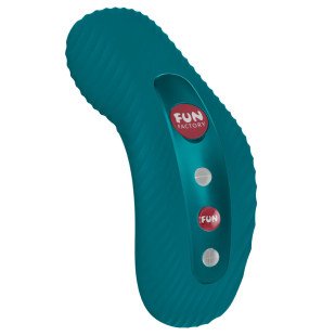 FUN FACTORY LAYA III lay-on vibrator voor uitwendige stimulatie – flesgroen – foto 1