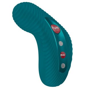 FUN FACTORY LAYA III lay-on vibrator for external stimulation – bottle green – image 2