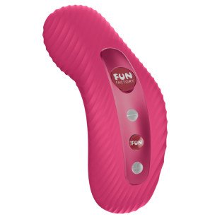FUN FACTORY LAYA III – wibrator-nakładka do stymulacji łechtaczki – malinowy – zdjęcie 1