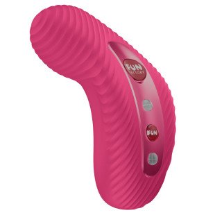 FUN FACTORY LAYA III – wibrator-nakładka do stymulacji łechtaczki – malinowy – zdjęcie 2