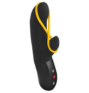 Fun Factory Amorino, czarny wibrator typu rabbit – zdjęcie 1