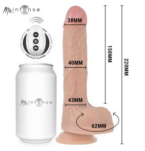 Vibrateur réaliste avec vibrations et télécommande 22 cm – photo 2