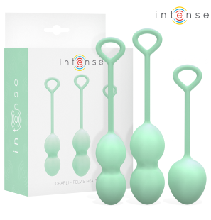 Intense Charli Beckenbodenkugel-Set in Hellgrün für intime Wellness – Bild 1