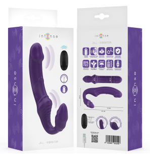 INTENSE Jill dual vibrator 20 cm with remote control in violet – image 8