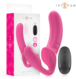 Pink Double Vibrator, 20 cm, with Remote Control – image 1