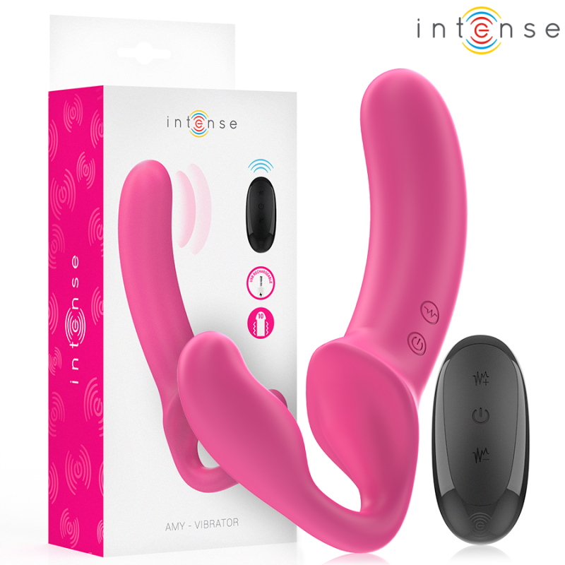 Pink Double Vibrator, 20 cm, with Remote Control – image 1 Pink Double Vibrator, 20 cm, with Remote Control – image 1