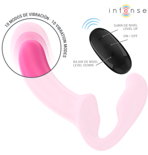 Pink Double Vibrator, 20 cm, with Remote Control – image 5