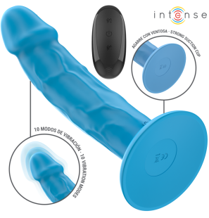 Realistic vibrator, 19 cm, with remote control and 10 vibration settings – image 2