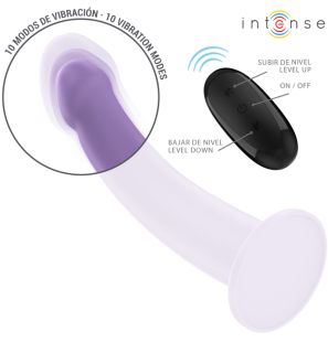 Vibromasseur Intense Eddie de 17,5 cm avec 10 modes de vibration et télécommande – photo 4