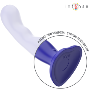 Vibromasseur compact avec ventouse et télécommande bleue 16 cm – photo 6