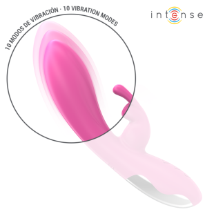 Pink rabbit vibrator with 10 vibrations for targeted stimulation – image 6
