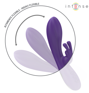 Paarse rabbit vibrator met 10 vibraties – foto 4