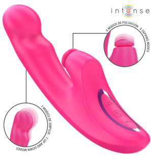 Multifunktionaler Vibrator Intense Emi, 13,5 cm, mit 10 Vibrationsmodi – Bild 2