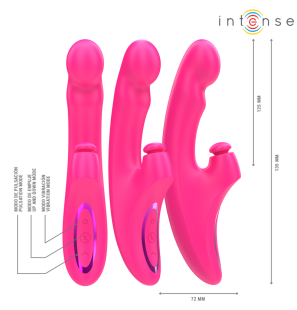 Multifunktionaler Vibrator Intense Emi, 13,5 cm, mit 10 Vibrationsmodi – Bild 3