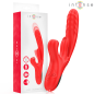 INTENSE Karol Multifunctional Vibrator with Stimulating Waves, Red – image 1