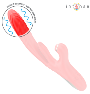 INTENSE Karol Multifunctional Vibrator with Stimulating Waves, Red – image 5