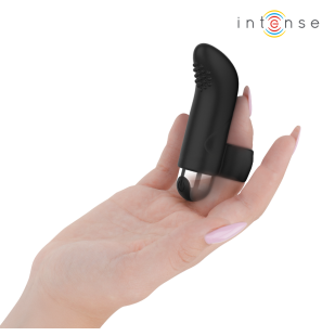 Intense Damiano oplaadbare vingervibrator van 86 mm