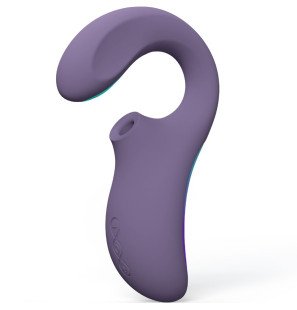LELO Enigma podwójny soniczny wibrator do stymulacji punktu G, fioletowy 183 mm – zdjęcie 2