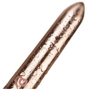 ROCKS-OFF Rechargeable Vibrating Bullet Golden Rose – image 2