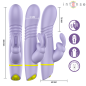 Helen Rabbit Stimulator and Thrusting Vibrator 180 mm – image 5