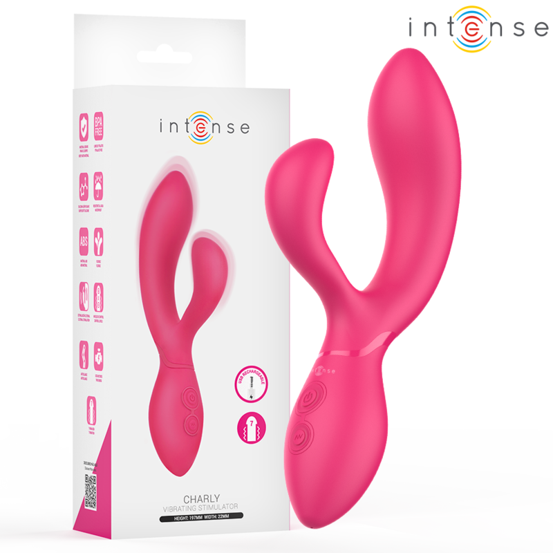 Vibromasseur articulé Intense Charly de 197 mm – photo 1