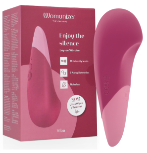 Womanizer lying-down vibrator in dusky pink – image 1