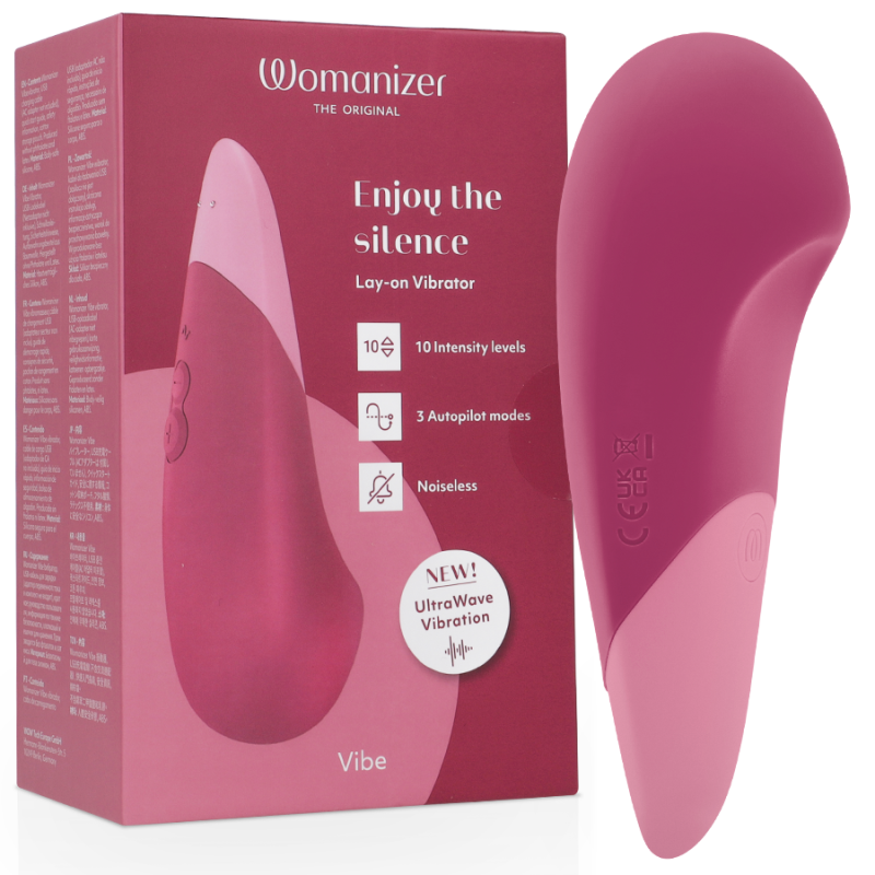 Womanizer lying-down vibrator in dusky pink – image 1