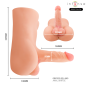 Realistic Torso with Dildo, Thrusting Function and Vibration with Remote Control – image 6