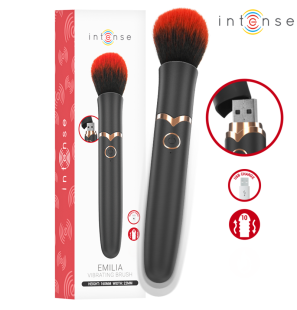 Emilia vibrating massage brush with 10 vibrations and a length of 16 cm – image 1