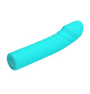 Blue G-spot vibrator, 16,1 cm, for targeted stimulation – image 3