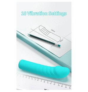 Blue G-spot vibrator, 16,1 cm, for targeted stimulation – image 8