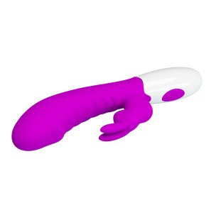 Paarse rabbitvibrator van 21 cm voor intieme wellness – foto 6