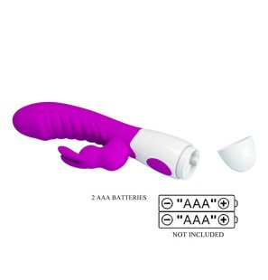 Paarse rabbitvibrator van 21 cm voor intieme wellness – foto 8