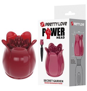 Pretty Love Secret Garden – różowa głowica masująca – zdjęcie 2