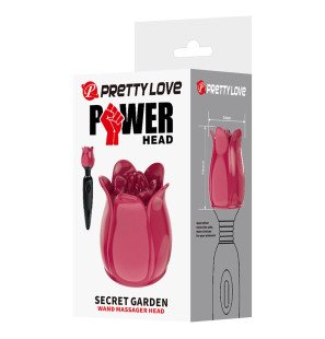 Pretty Love Secret Garden – różowa głowica masująca – zdjęcie 9
